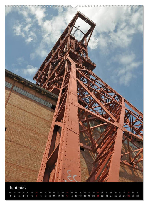 Fördertürme im Ruhrgebiet (CALVENDO Wandkalender 2026)