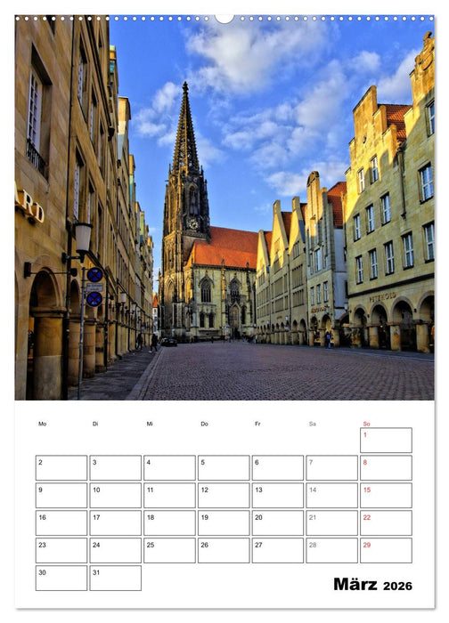 Münster entdecken (CALVENDO Wandkalender 2026)