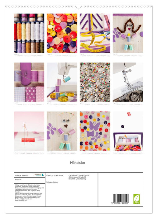Nähstube (CALVENDO Premium Wandkalender 2026)