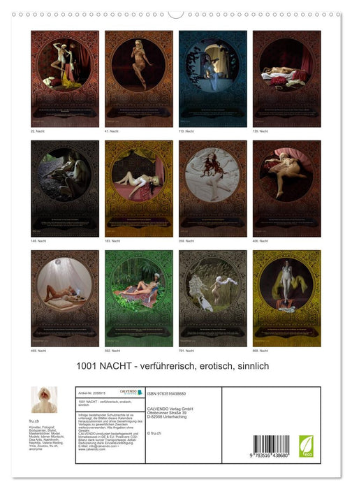 1001 NACHT - verführerisch, erotisch, sinnlich (CALVENDO Premium Wandkalender 2026)