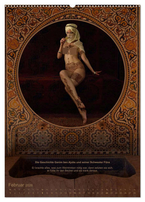 1001 NACHT - verführerisch, erotisch, sinnlich (CALVENDO Premium Wandkalender 2026)