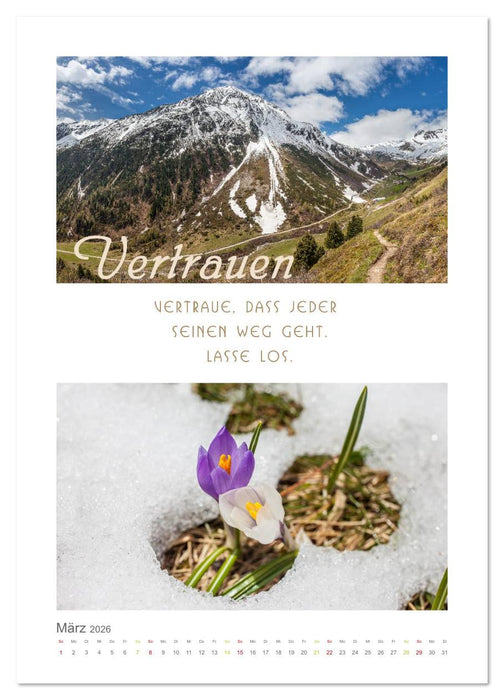 Quellen der Inspiration (CALVENDO Wandkalender 2026)