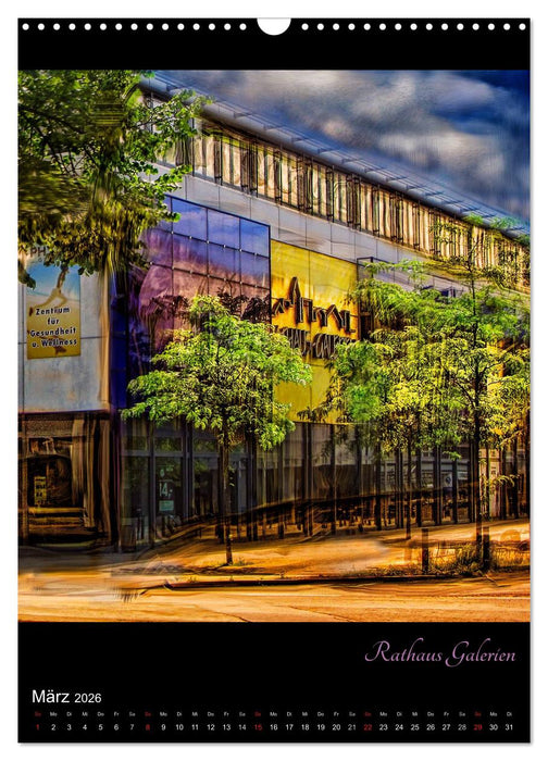Herten - Digital gemalt (CALVENDO Wandkalender 2026)