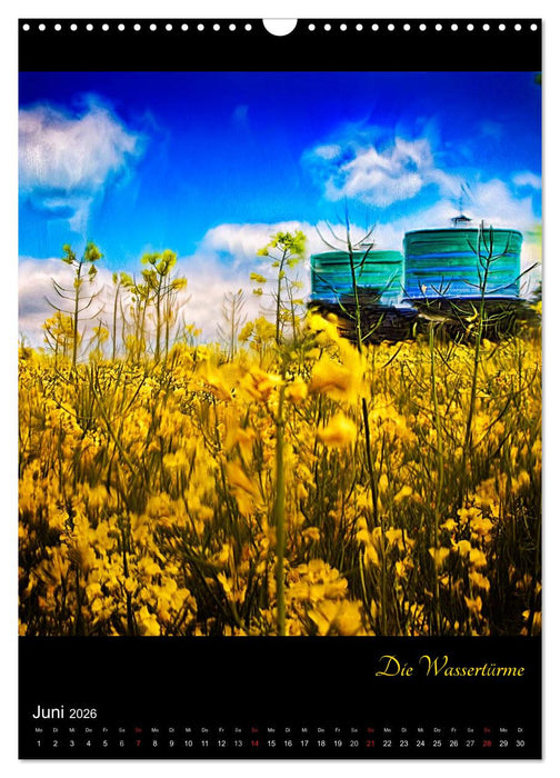 Herten - Digital gemalt (CALVENDO Wandkalender 2026)