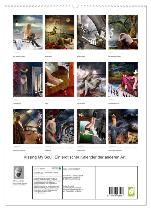 Kissing My Soul. Ein erotischer Kalender der anderen Art (CALVENDO Premium Wandkalender 2026)