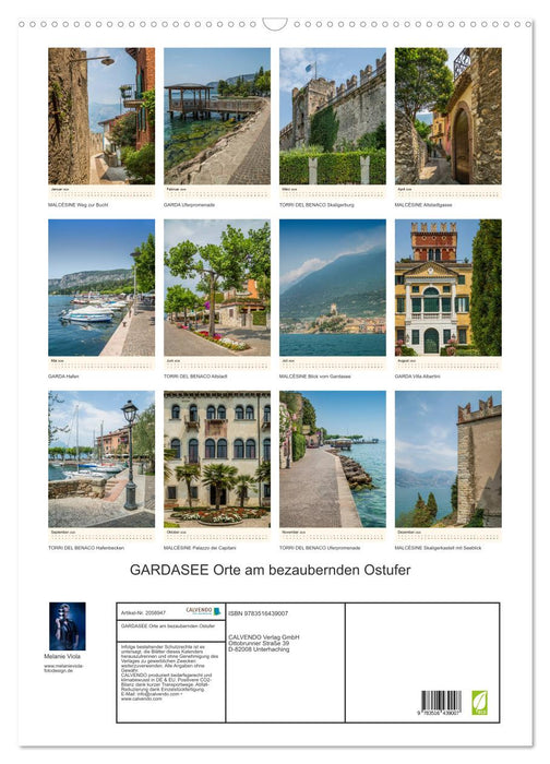 GARDASEE Orte am bezaubernden Ostufer (CALVENDO Wandkalender 2026)