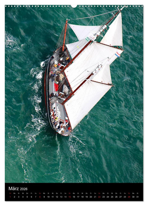 Segelschiffe von damals (CALVENDO Wandkalender 2026)