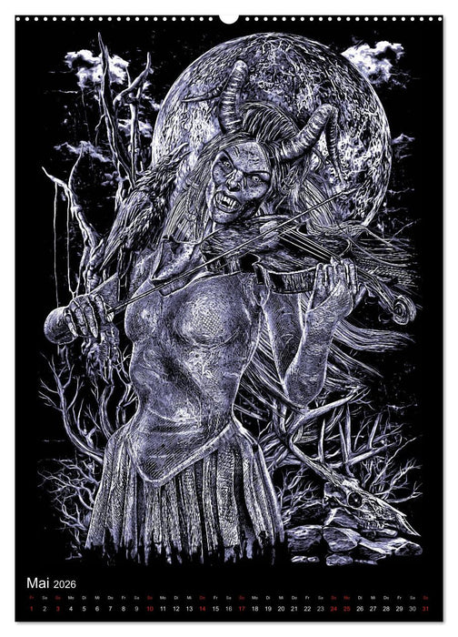 BLOODBOY/FEAR ILLUSTRATION (CALVENDO Wandkalender 2026)