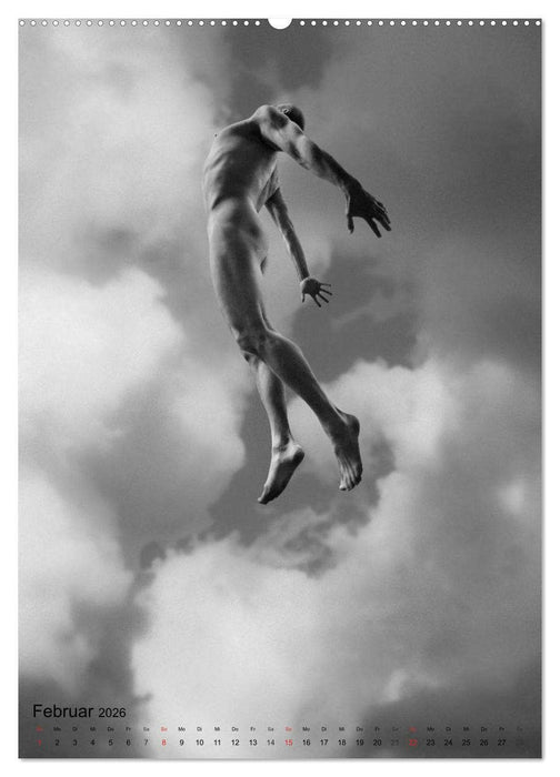 JUMP! ATHLETISCHE MÄNNERAKTE (CALVENDO Premium Wandkalender 2026)