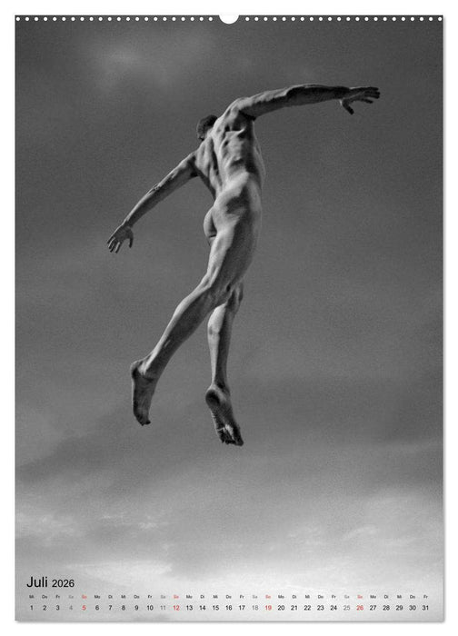 JUMP! ATHLETISCHE MÄNNERAKTE (CALVENDO Premium Wandkalender 2026)