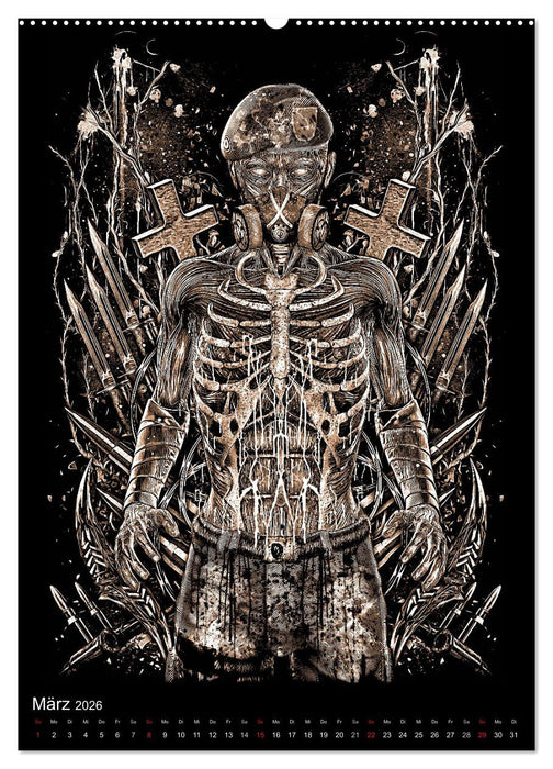 BLOODBOY/WAR ILLUSTRATION (CALVENDO Premium Wandkalender 2026)