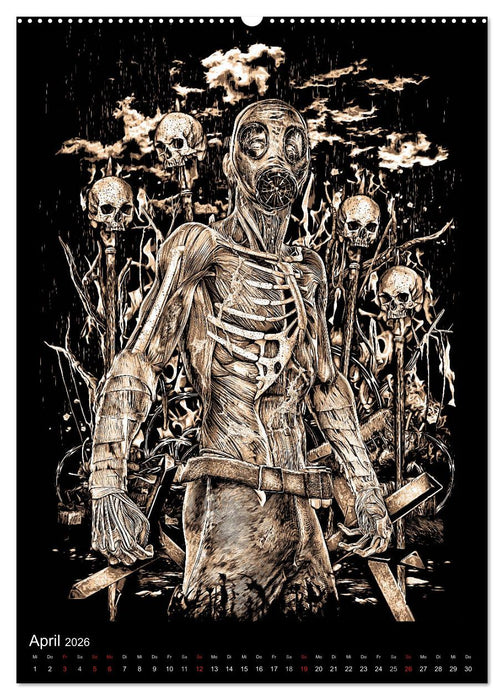 BLOODBOY/WAR ILLUSTRATION (CALVENDO Premium Wandkalender 2026)