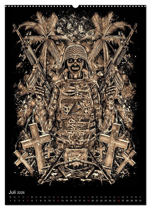 BLOODBOY/WAR ILLUSTRATION (CALVENDO Premium Wandkalender 2026)