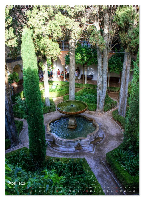 Die Alhambra (CALVENDO Premium Wandkalender 2026)