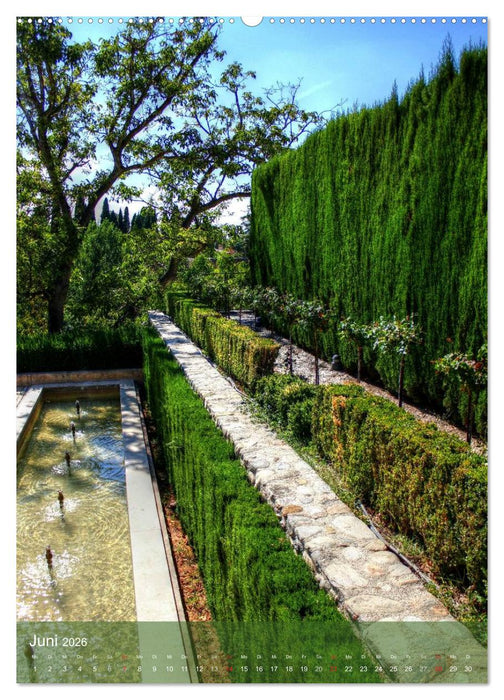 Die Alhambra (CALVENDO Premium Wandkalender 2026)