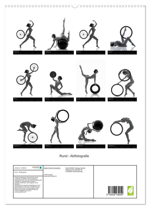 Rund - Aktfotografie (CALVENDO Premium Wandkalender 2026)
