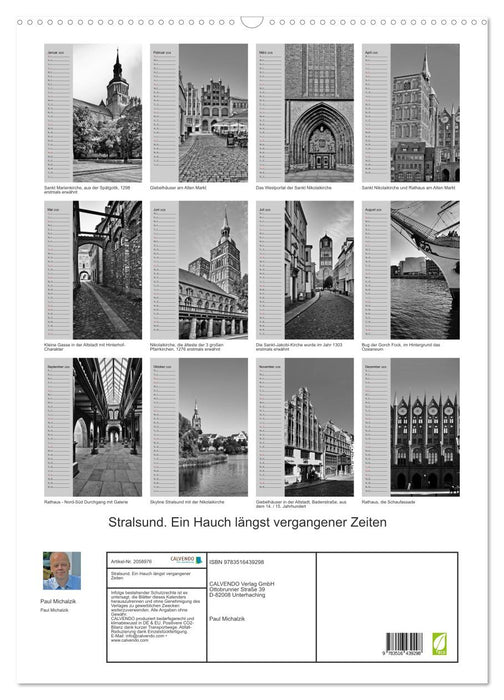 Stralsund. Ein Hauch längst vergangener Zeiten (CALVENDO Wandkalender 2026)