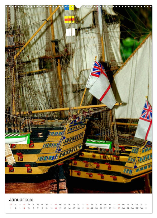 Modell Schiffe (CALVENDO Premium Wandkalender 2026)