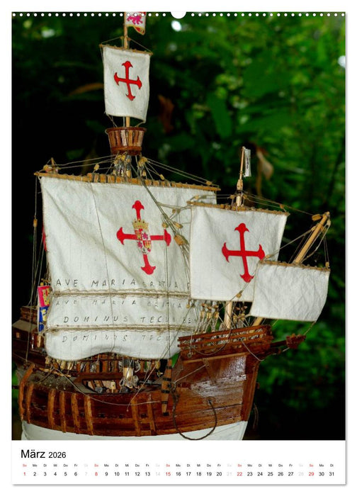 Modell Schiffe (CALVENDO Premium Wandkalender 2026)