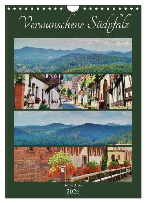 Verwunschene Südpfalz (CALVENDO Wandkalender 2026)