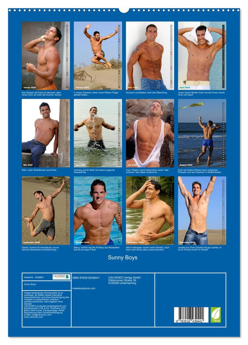 Sunny Boys (CALVENDO Premium Wandkalender 2026)