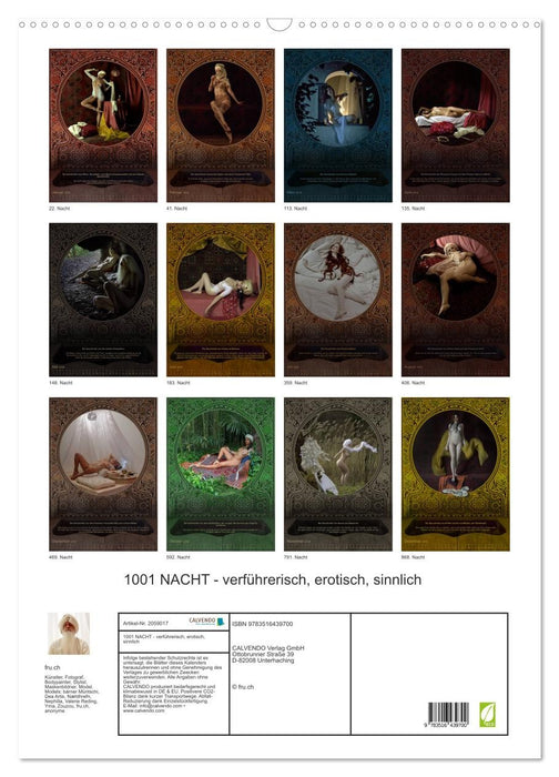 1001 NACHT - verführerisch, erotisch, sinnlich (CALVENDO Wandkalender 2026)