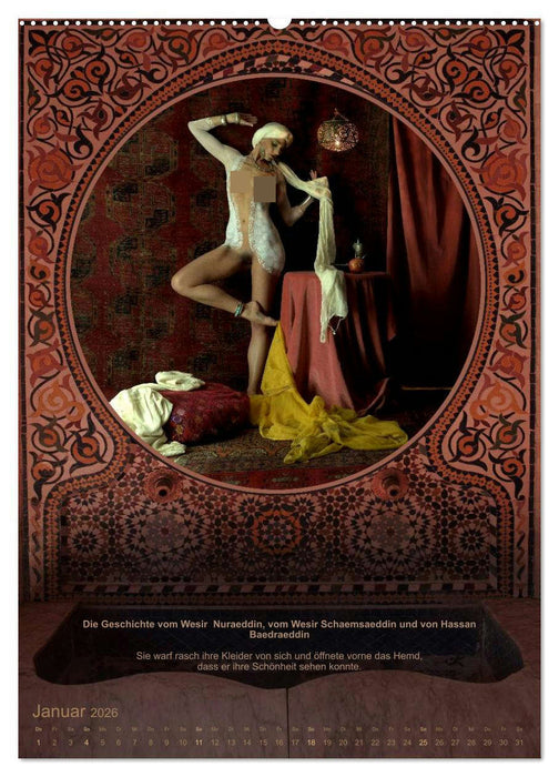 1001 NACHT - verführerisch, erotisch, sinnlich (CALVENDO Wandkalender 2026)