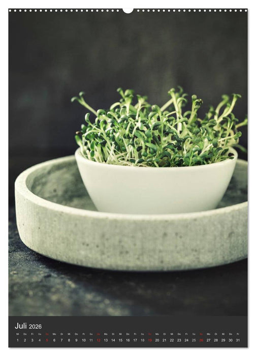 Stimmungsvoll inszeniert Küchenstillleben (CALVENDO Premium Wandkalender 2026)