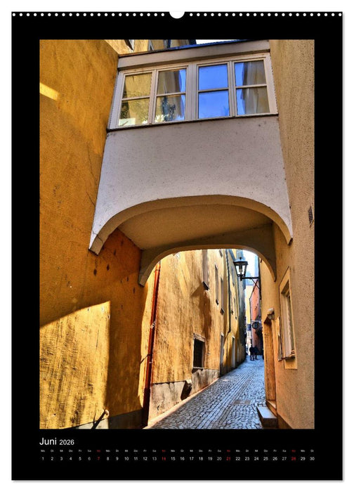 Gassen und Türme in Regensburg (CALVENDO Wandkalender 2026)
