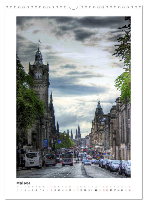 Edinburgh - Stadtansichten (CALVENDO Wandkalender 2026)