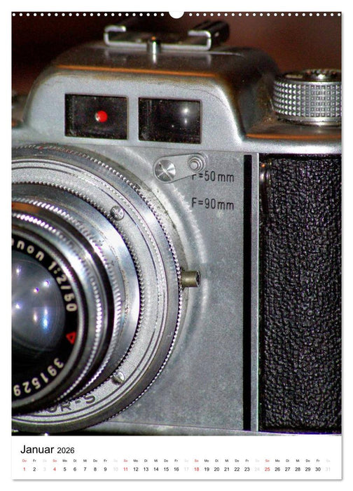Kameras zum liebhaben (CALVENDO Wandkalender 2026)