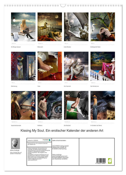 Kissing My Soul. Ein erotischer Kalender der anderen Art (CALVENDO Wandkalender 2026)