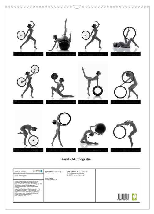 Rund - Aktfotografie (CALVENDO Wandkalender 2026)