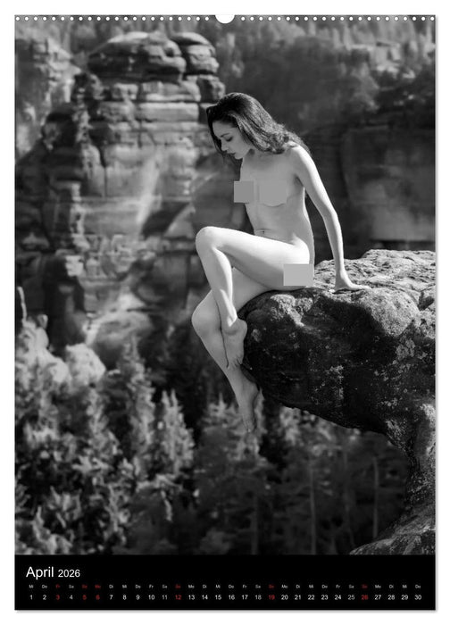 simbiosa ... Landschaftsaktfotografie (CALVENDO Premium Wandkalender 2026)