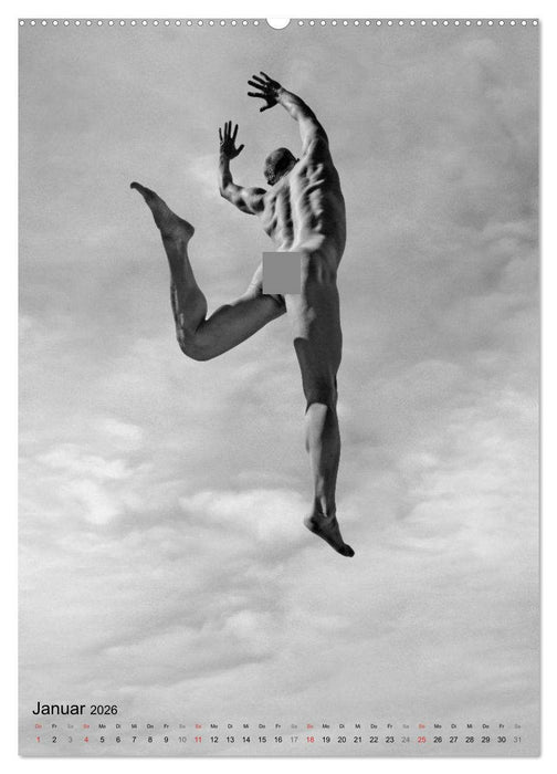 JUMP! ATHLETISCHE MÄNNERAKTE (CALVENDO Wandkalender 2026)