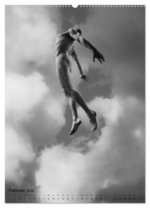 JUMP! ATHLETISCHE MÄNNERAKTE (CALVENDO Wandkalender 2026)