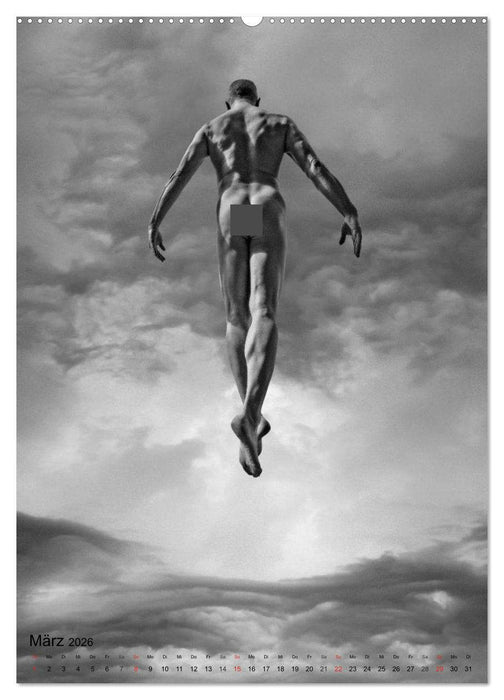 JUMP! ATHLETISCHE MÄNNERAKTE (CALVENDO Wandkalender 2026)