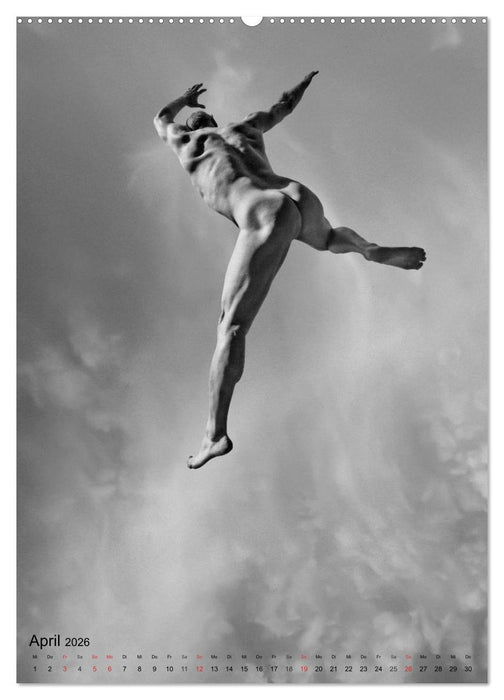 JUMP! ATHLETISCHE MÄNNERAKTE (CALVENDO Wandkalender 2026)