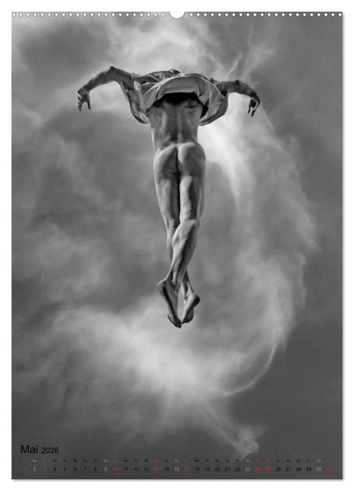 JUMP! ATHLETISCHE MÄNNERAKTE (CALVENDO Wandkalender 2026)