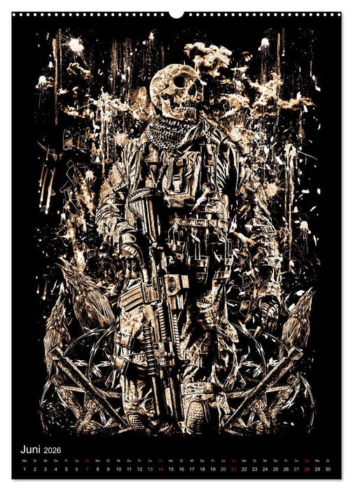 BLOODBOY/WAR ILLUSTRATION (CALVENDO Wandkalender 2026)