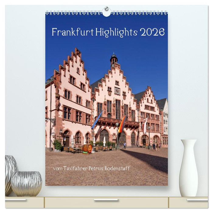 Frankfurt Highlights (CALVENDO Premium Wandkalender 2026)