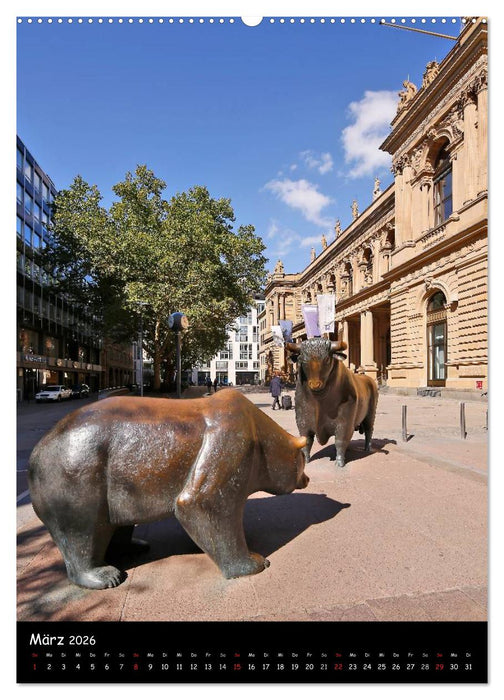 Frankfurt Highlights (CALVENDO Premium Wandkalender 2026)