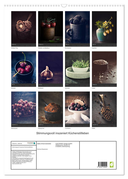 Stimmungsvoll inszeniert Küchenstillleben (CALVENDO Wandkalender 2026)