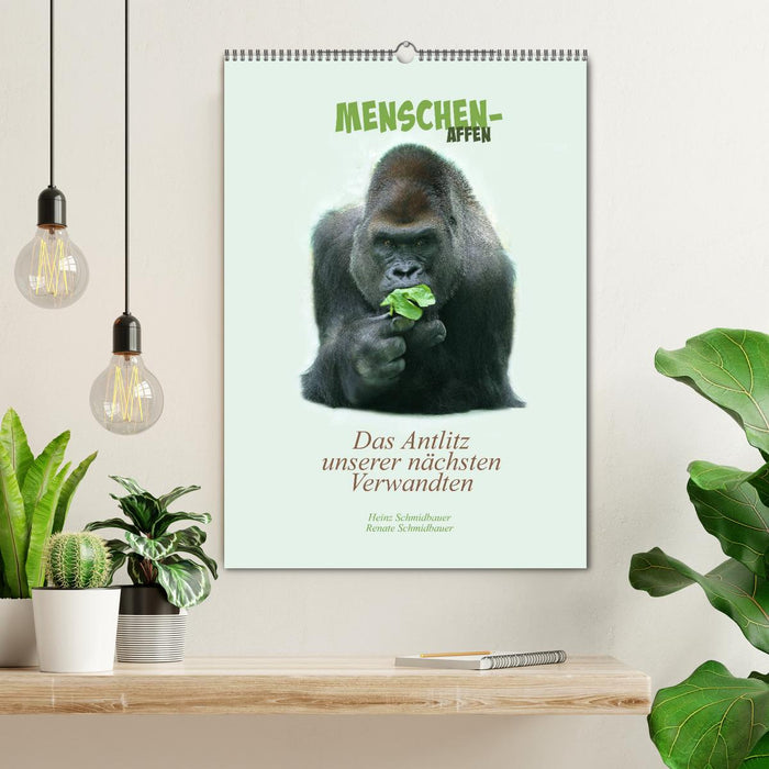 Menschenaffen - Das Antlitz unserer nächsten Verwandten (CALVENDO Wandkalender 2026)