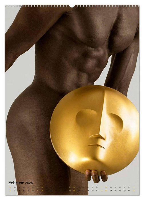 Masquerade - Männliche Aktfotografie (CALVENDO Premium Wandkalender 2026)