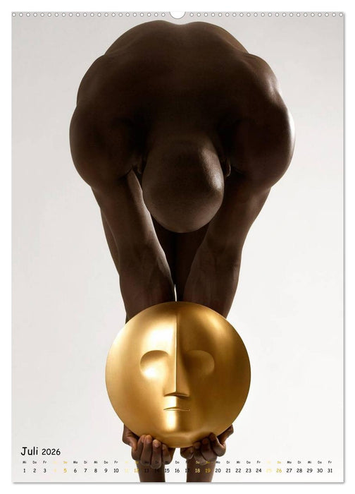 Masquerade - Männliche Aktfotografie (CALVENDO Premium Wandkalender 2026)