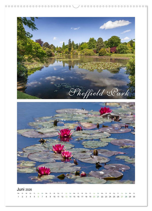 Gartenparadiese in England (CALVENDO Premium Wandkalender 2026)