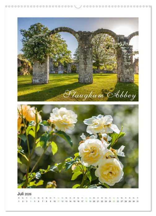 Gartenparadiese in England (CALVENDO Premium Wandkalender 2026)