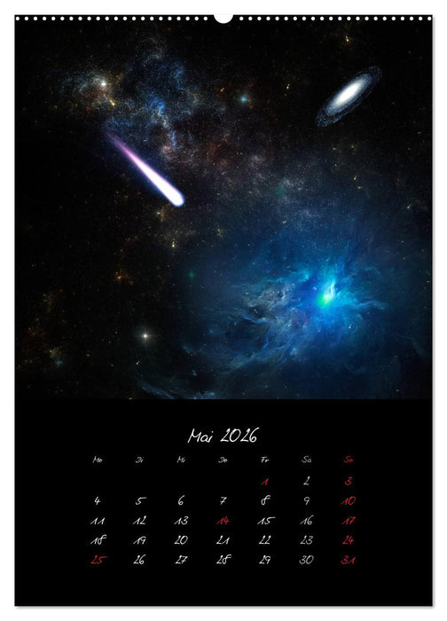 Die große Reise in dem Universum (CALVENDO Premium Wandkalender 2026)