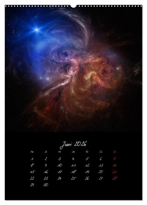 Die große Reise in dem Universum (CALVENDO Premium Wandkalender 2026)